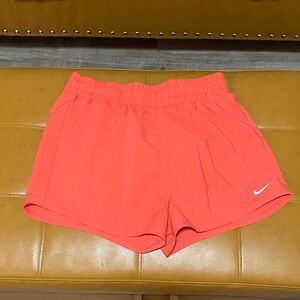 Nike Women's Bright Red Athletic Shorts Youth Large